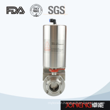 Stainless Steel Sanitary Butterfly Pneumatic Valve with Control Cap (JN-BV1001)